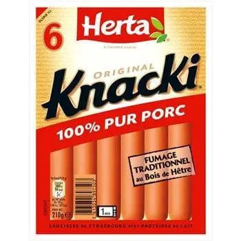 Herta Knacki Original (x6) 210g