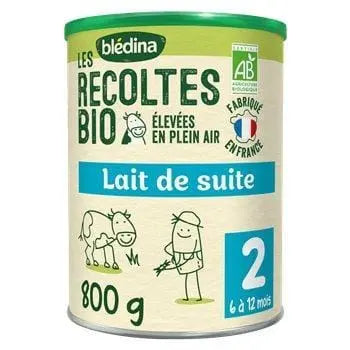 Bledina Les Recoltes Organic Milk 2nd Age 800g