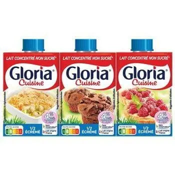Gloria Unsweetened Condensed Milk 1/2 Skim 3x200ml