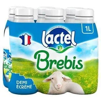 Lactel Semi-Skimmed Sheep's Milk 6x1L