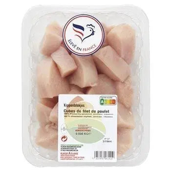 Cubed Chicken Fillets 500g