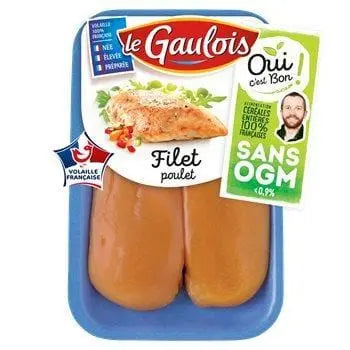 Le Gaulois Yellow Chicken Fillets (x2) 300g