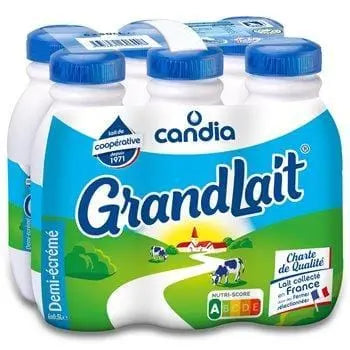 Lactel GrandLait Semi-skimmed 6x50cl