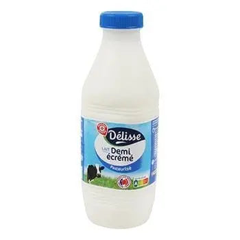 Délisse Fresh Semi-Skimmed Milk - Pasteurized - 1L