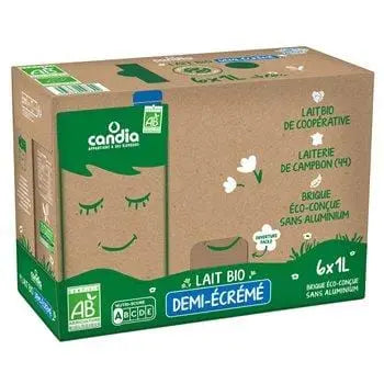 Candia Half Skimmed Milk Brick Eco 6x1L
