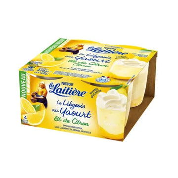 La Laitiere Lemon Liege 4x100g