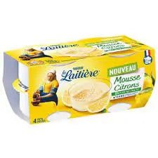 La Laitiere Lemon Mousse 4x80g