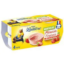La Laitiere Strawberry Mousse 4x80g