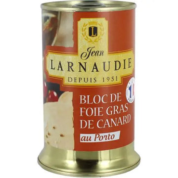 Larnaudie Block of Duck Foie Gras with Port 290g