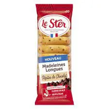 Le Ster Madeleines Pepites de Chocolat (x20) 250g