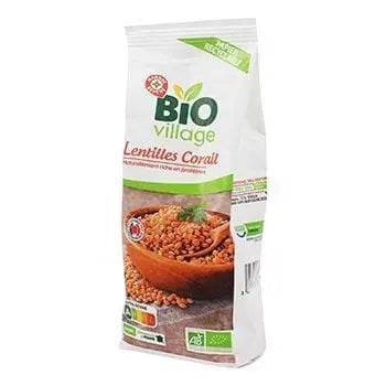 Bio Village Organic Coral Lentils 450g