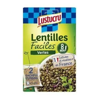 Lustucru Green Lentils 2x150g