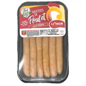 Lionor Chicken Sausages with Onions 300g