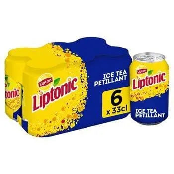 Lipton Liptonic Ice Tea Can Pack 6x33cl