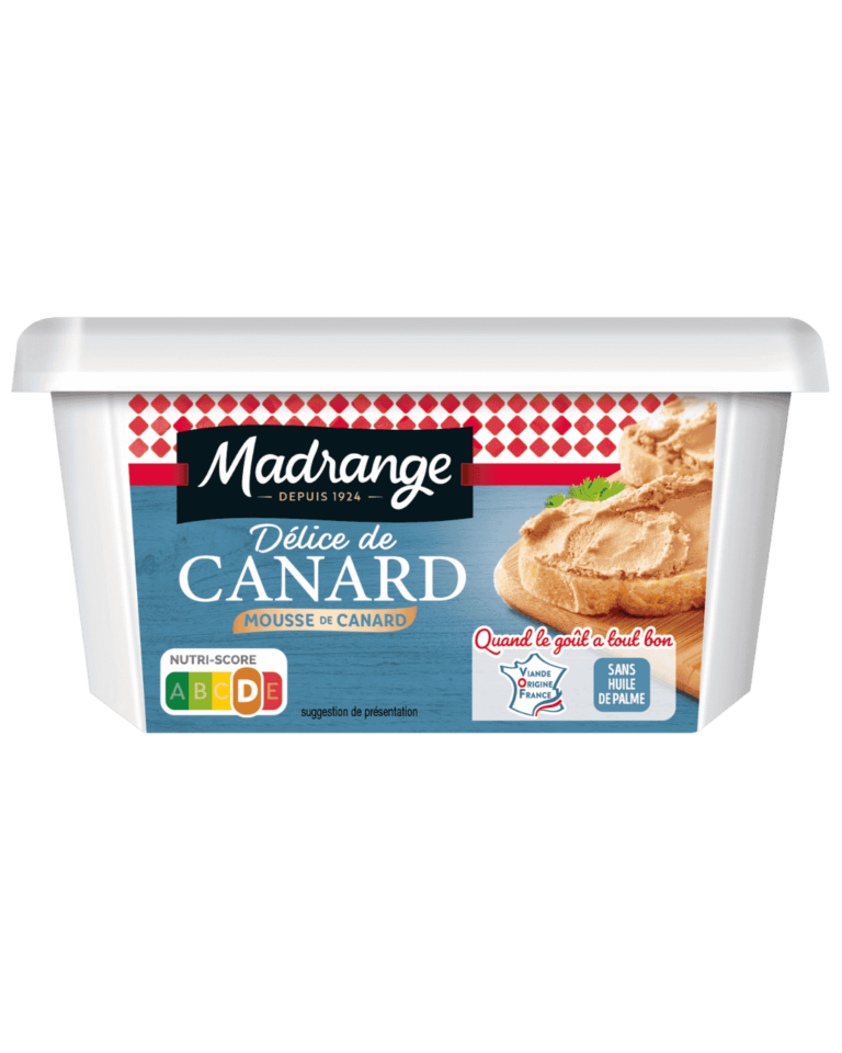 Madrange Délice de Canard 200g French duck pâté pack.