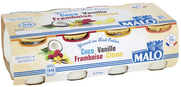 Malo Panache Milk Yoghurt 8x125g