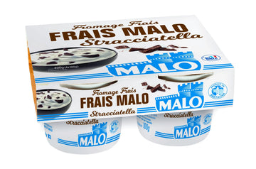 Malo Fresh Cheese Straccatella 4x100g