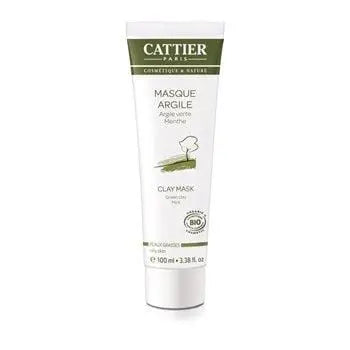 Cattier Organic Green Clay Mask for Oily Skin 100ml