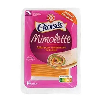 Les Croisés Mimolette Jeune en tranches 200g