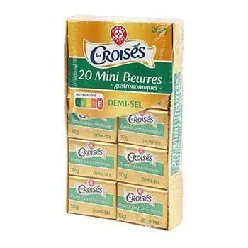 Les Croisés Mini Butter Semi-salted (x20) 200g