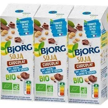 Bjorg Mini Drink Organic Soy Chocolate Calcium 3x25cl