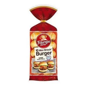 La Fournée Dorée Mini Burger Bun (x10) 200g