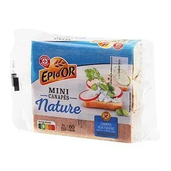 Epi d'Or Natural Mini Canapés - 255g