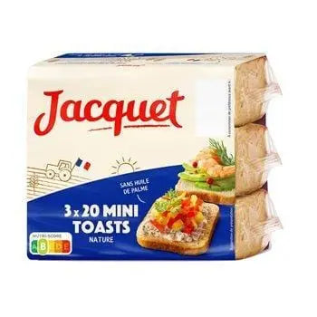 Jacquet Mini plain Canapés 255g