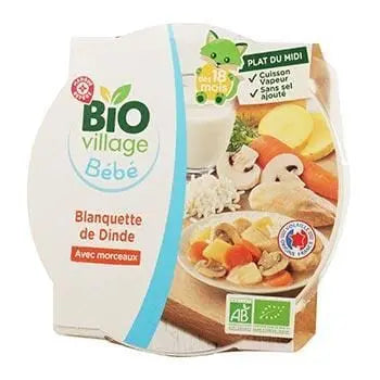 Bio Village Baby Plate Organic Turkey Blanquette 260g