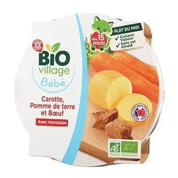 Bio Village Carrot Potato Beef Baby Plate 250g