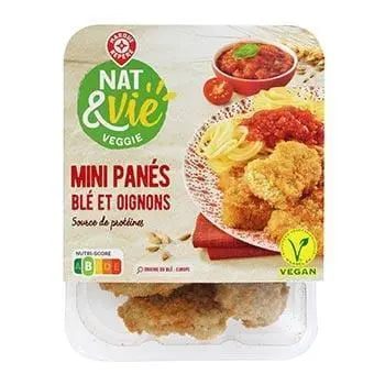 Mini vegetarian breaded vegetables 200g