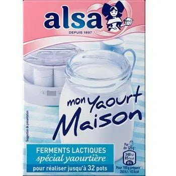 Alsa Preparation Home-made yoghurt 32 jars (4x8g)