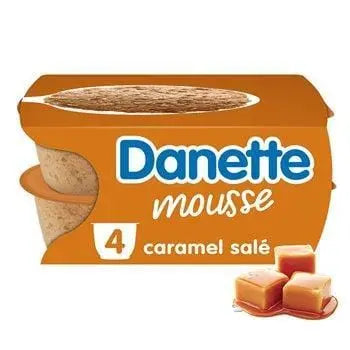 Danette Caramel Mousse 4x60g