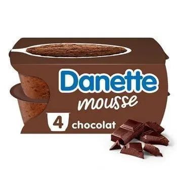 Danette Chocolate Mousse 4x60g