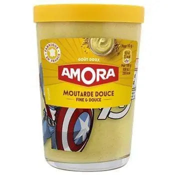 Amora Fine and Sweet Mustard (Decorated Glass) 190g