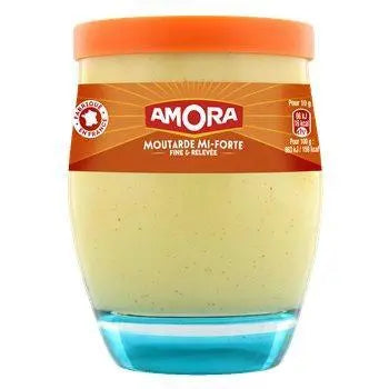 Amora Medium Mustard 230g ( Decorated Glass)