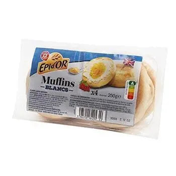 Epi d'Or White Muffins x4 - 250g
