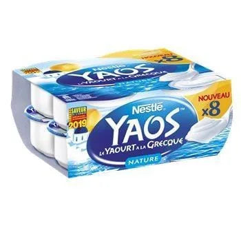 Yaos Yaourt Grec Nature 8x125g