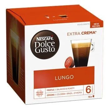 Dosette café Dolce Gusto Nestlé Lungo - x16 - 104g