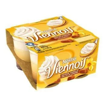 Nestlé Liégeois Viennois Vanille Caramel  4x100g