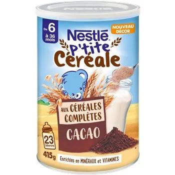 Nestlé P'tite Cereals Cocoa 415g