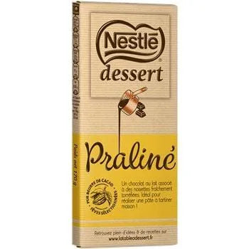 Chocolat Pâtissier Nestlé Dessert : Praliné - 170g