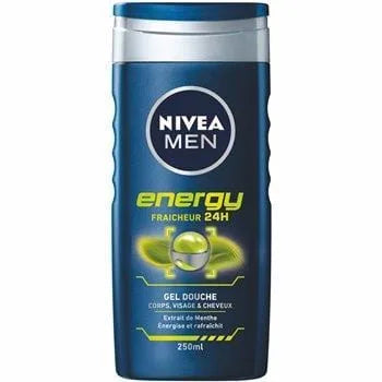Nivea Douche Shampooing Men Energy Menthe 250ml