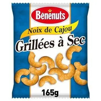 Benenuts Dry Roasted Cashew Nuts 165g