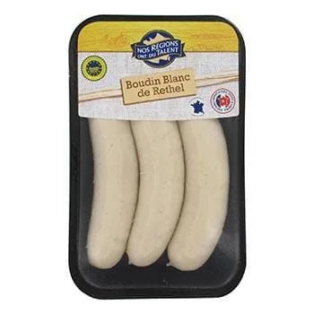 Boudin blanc de Rethel IGP Nos régions ont du talent -350g