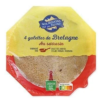 Galettes sarrasin de Bretagne Nos Régions ont du Talent 230g