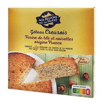 Gâteau Creusois aux noisettes Nos Régions ont du Talent 350g