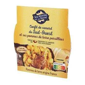 Confit de canard pomme de terre Nos Régions ont du Talent 300g