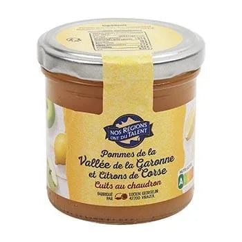 Nos Regions Dessert Fruitier Pommes de la Garonne Citron de Corse  150g