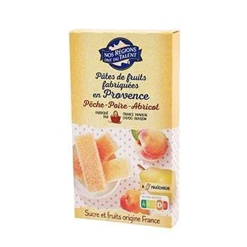 Pâtes de fruits jaunes Provence Nos Régions ont du Talent 180g